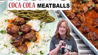 COCA-COLA MEATBALLS, A delicious easy dinner idea