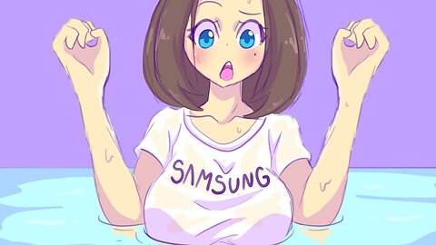 Getting Samsung Girl Wet (Animation)