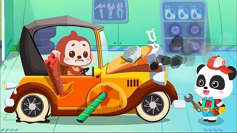Baby Panda Alto Warkshop Mechanic - Babybus