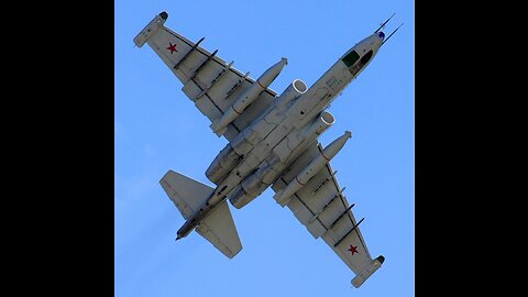 Su-25 rusos atacaron posiciones ucranianas