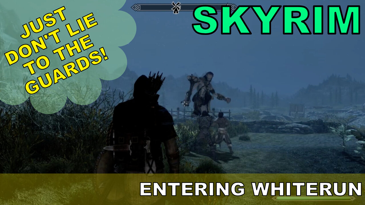 Entering Whiterun For the First Time | Skyrim Playthrough