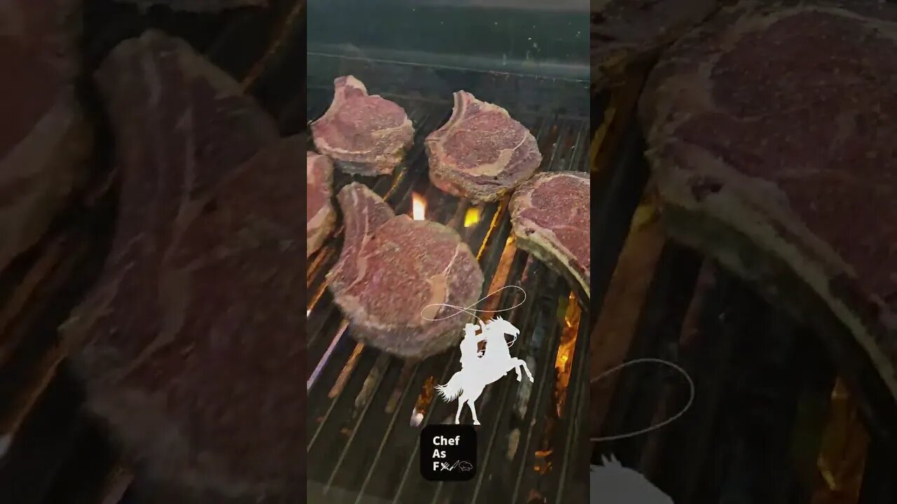 chef as f cooks cowboy steak