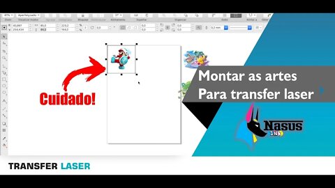 Como preparar as artes para TRANSFER LASER