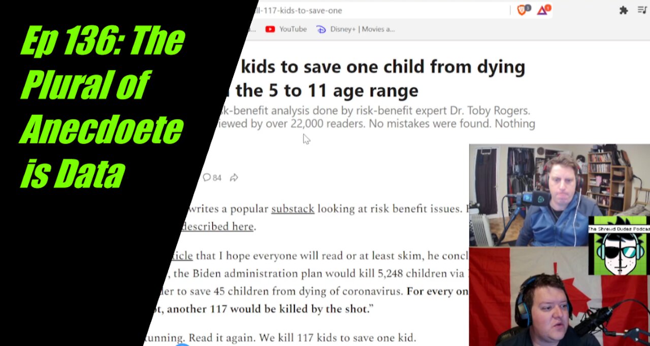 The Shrewd Dudes Podcast Episode 136: The Plural of Anecdote is Data