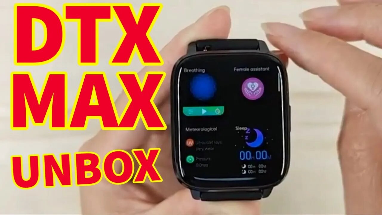 DTX MAX Smartwatch Unbox