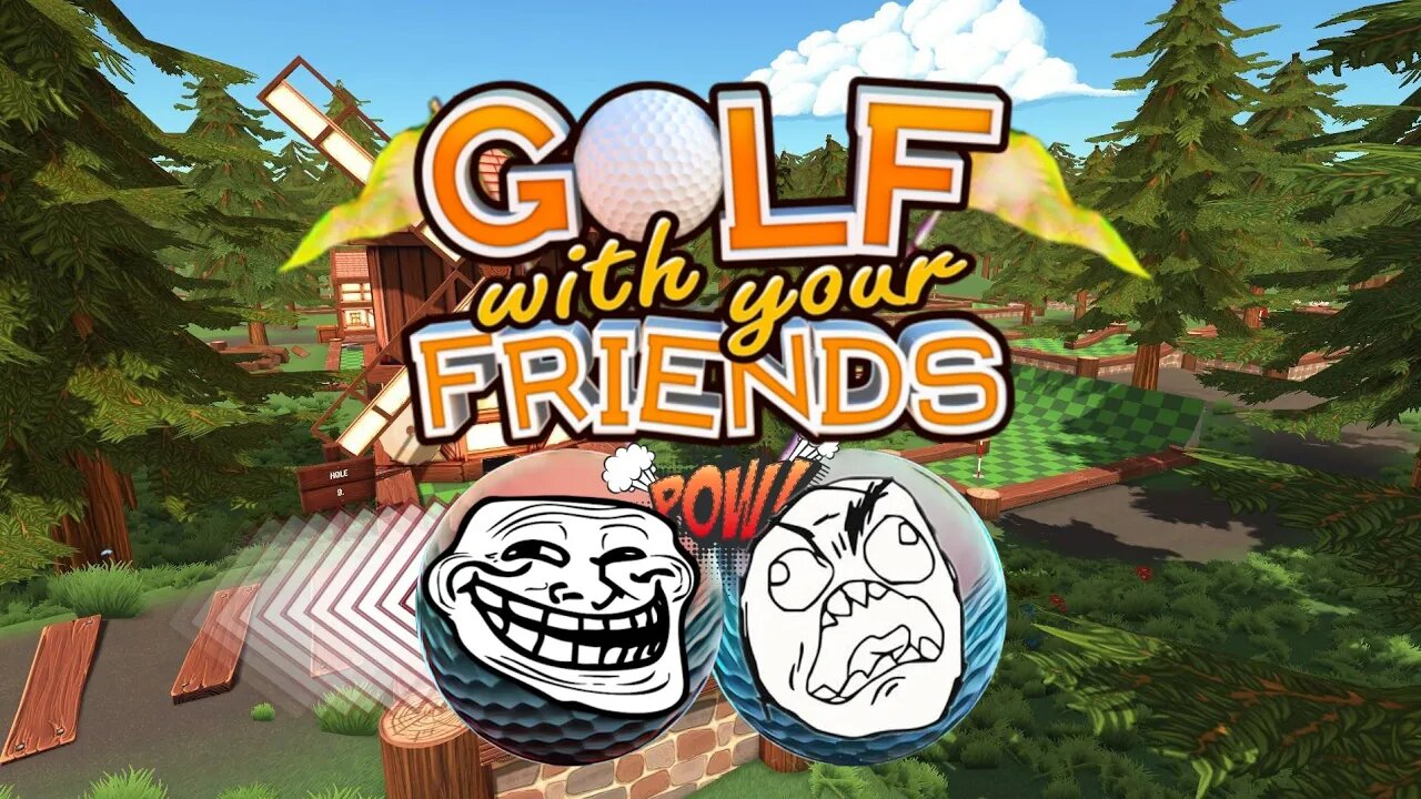 Golf Friends with Salt! (funny moments)