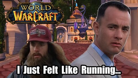 Forrest Gump Runs Around Dalaran - WOW Classic