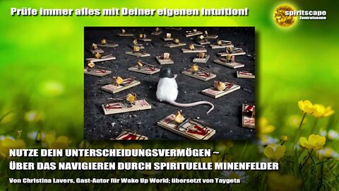 NUTZE DEIN UNTERSCHEIDUNGSVERMÖGEN ~ ÜBER DAS NAVIGIEREN DURCH SPIRITUELLE MINENFELDER