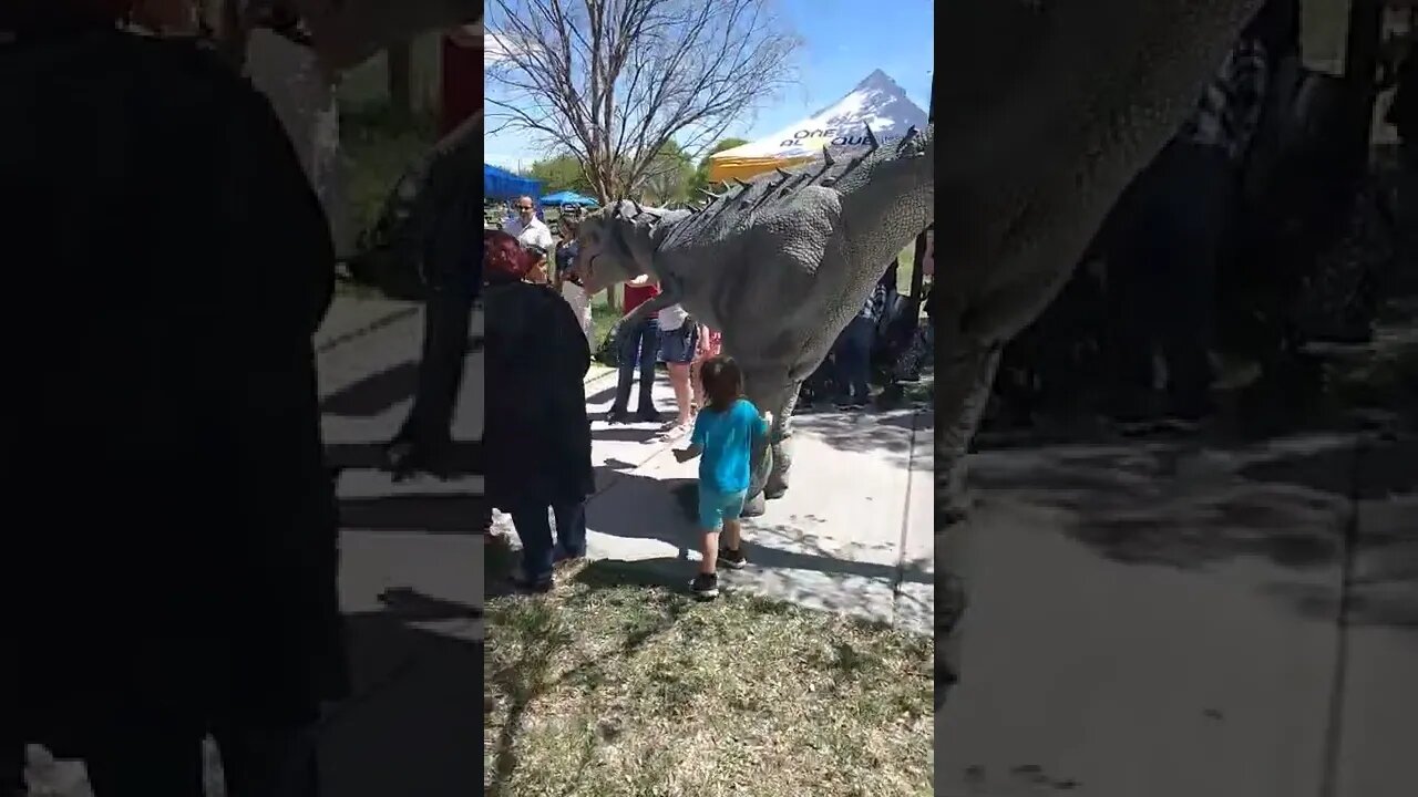 Dinosaur in Tiquex Park!