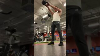 Kettlebell swings for the booty gains