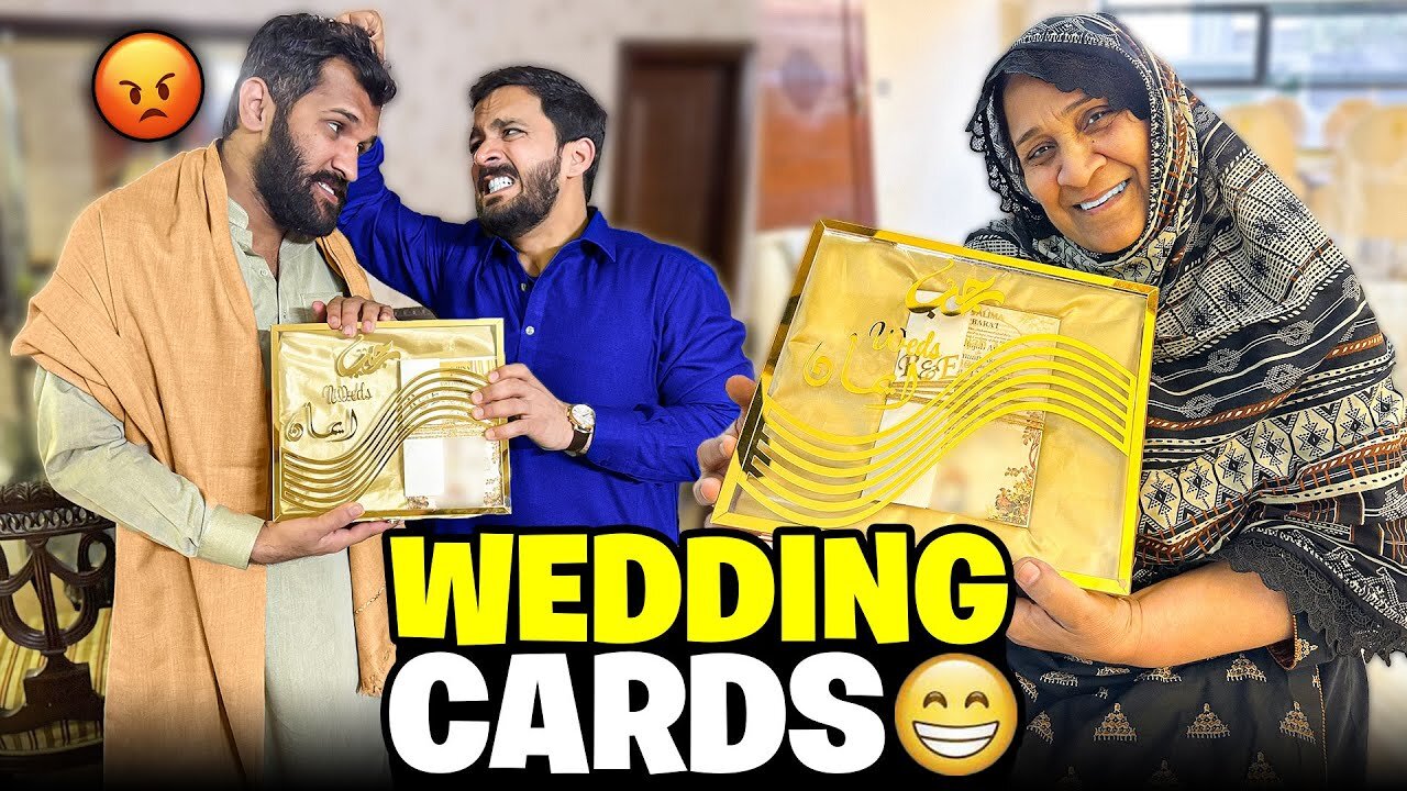 Wedding Cards Distributed Successfully💕Dogar naraz ho gya😱