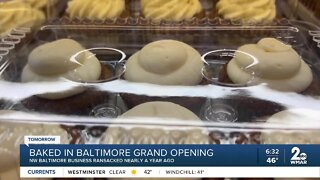 Baltimore bakery reopens nearly one year after burglary