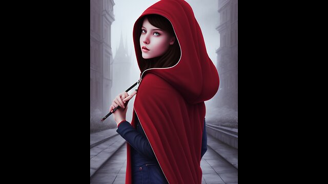 Red in the city - Modern city version of Red Riding Hood