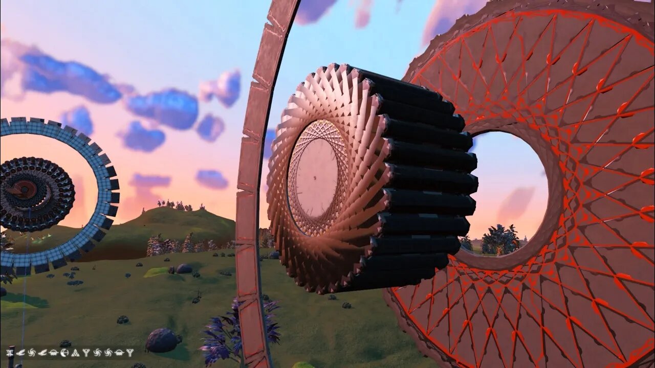 Airlock door building in No Man's Sky (long version)