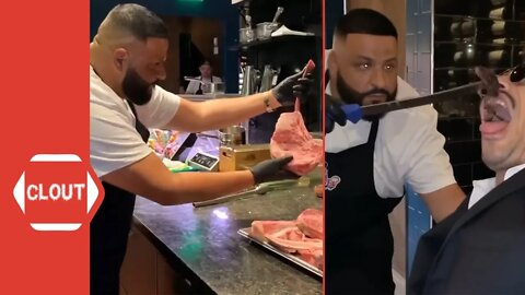 DJ Khaled Cooks Perfect Steak For Salt Bae!