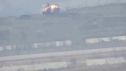 RUSSIAN FORCES LAUNCHED ANTI-TANK MISSILE! RUSSIA UKRAINE WAR!!