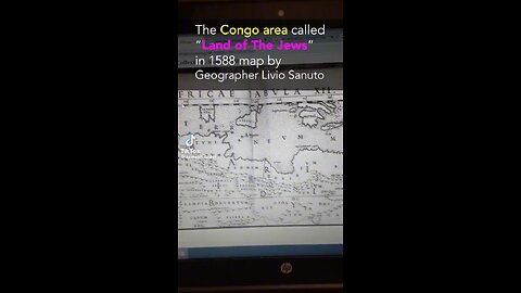 Map from the year 1588
