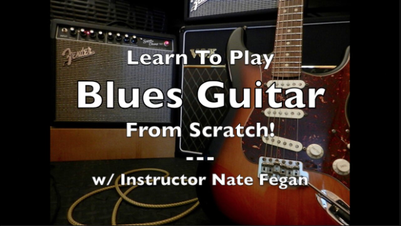 Learn To 'Play Blues Guitar' From Scratch!