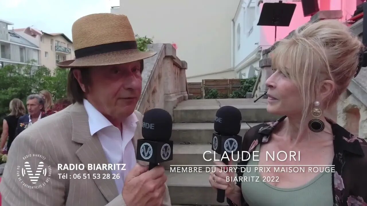 Claude Nori - jury du Prix Maison Rouge Biarritz 2022