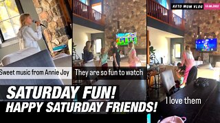 We're Singing And Dancing! Happy Saturday Friends! | KETO Mom Vlog