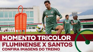 CONFIRA IMAGENS DO ÚLTIMO TREINO DO FLUMINENSE ANTES DE ENCARAR O SANTOS