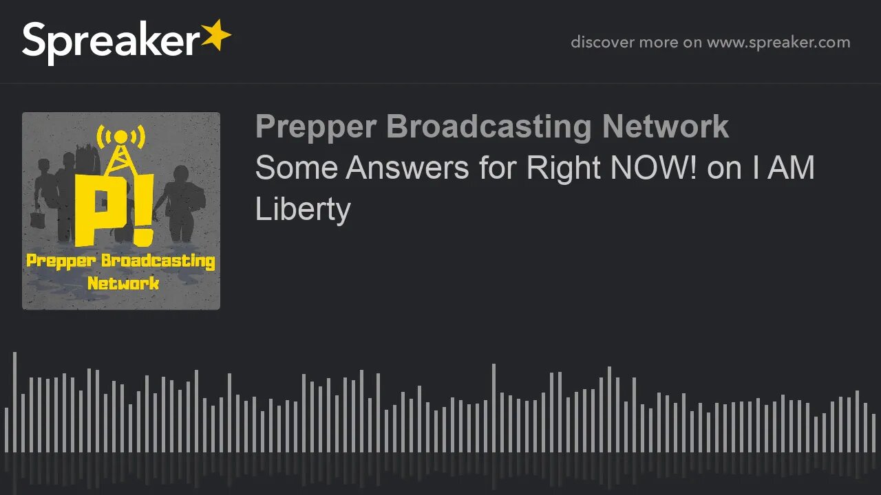 Some Answers for Right NOW! on I AM Liberty
