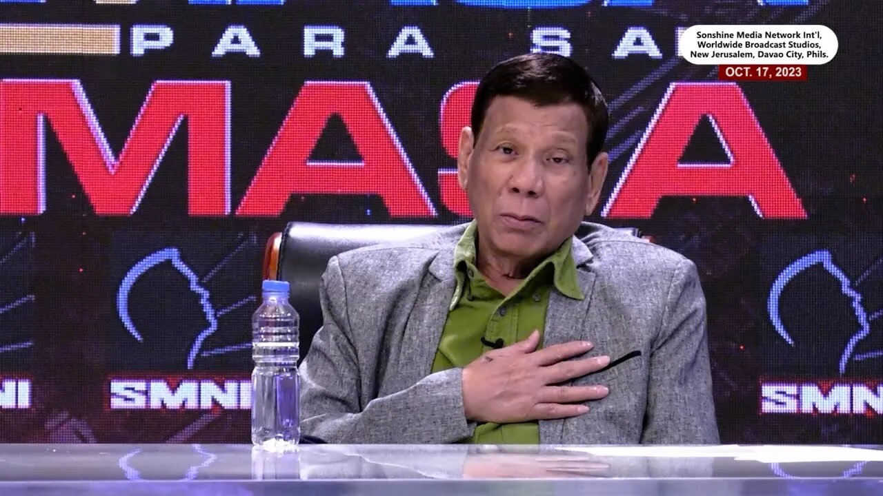 Former Pres. Duterte agrees with Sen. Imee Marcos' statement on PH neutrality on Gaza conflict