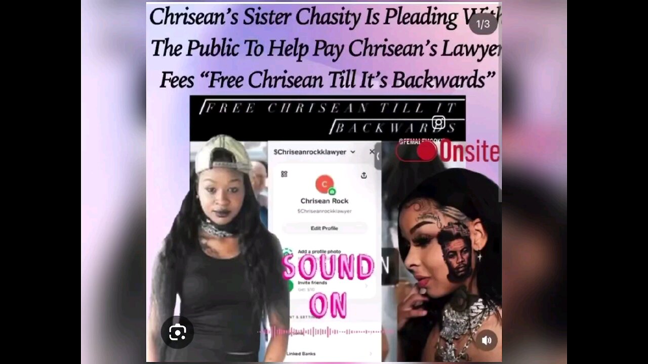 chrisean Rock sister done scammed her supporters smh check this out let's go let's go let's gooo