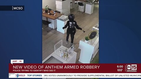 New video from MCSO on Anthem armed robbery