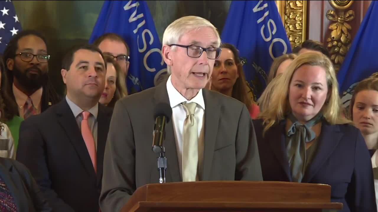 Evers pushes to repeal abortion ban ahead of court election