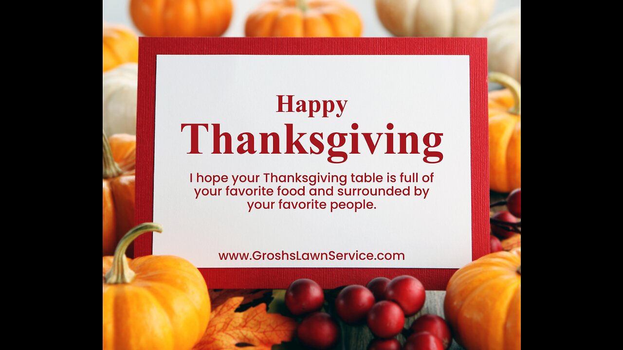 Lawn Mowing Service Hagerstown Maryland Thanksgiving