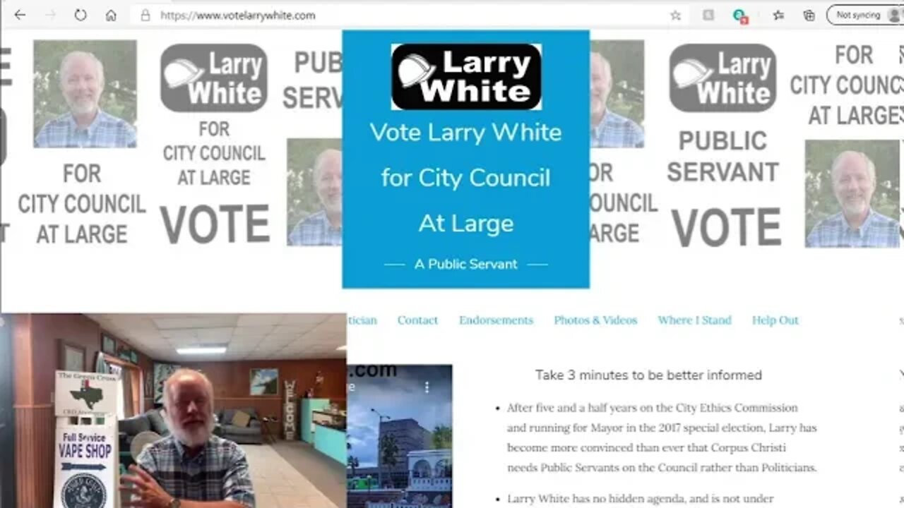 The Common Man: Candidate Larry White