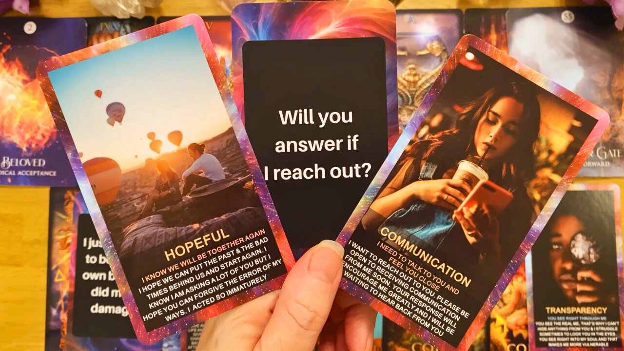 WILL YOU ANSWER IF I REACH OUT? ☎️ IT'S TIME TO CLEAR THE AIR 💜 (COLLECTIVE LOVE READING) 🩷