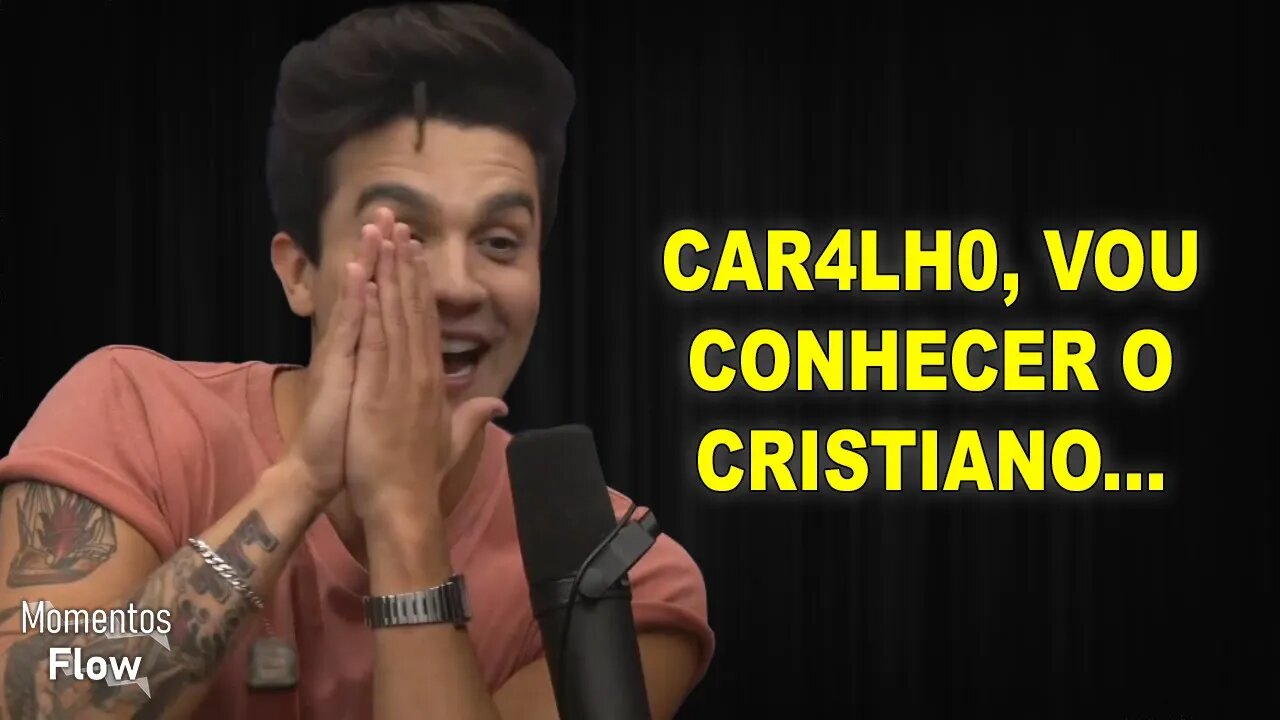 LUAN SANTANA CONHECEU CRISTIANO RONALDO | MOMENTOS FLOW