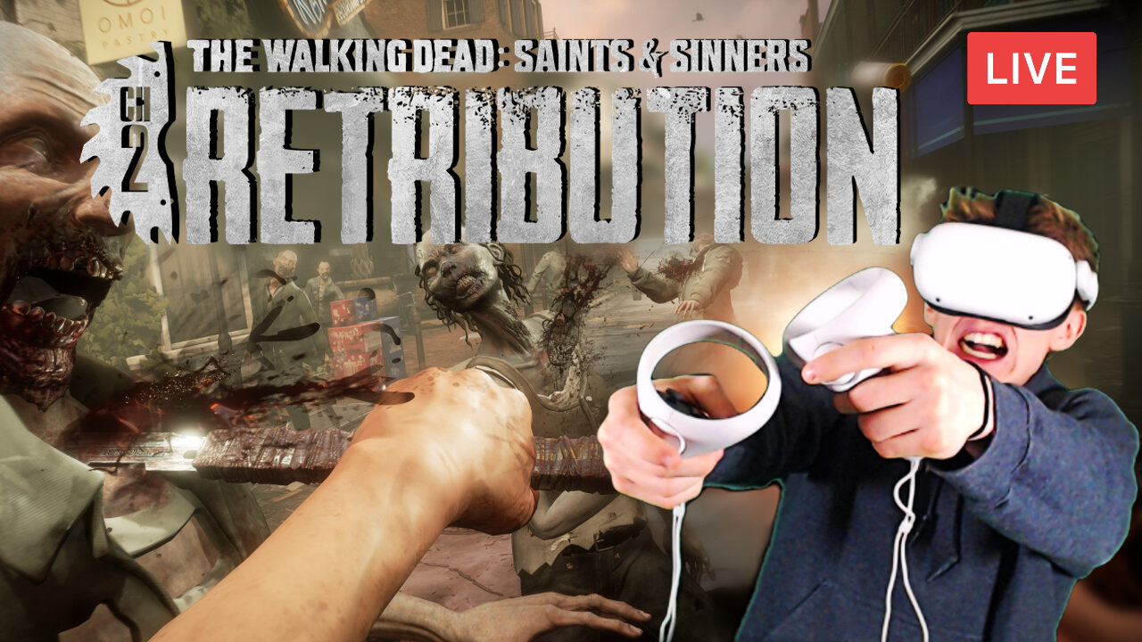 SO MANY ZOMBIES IN VR :: The Walking Dead: S&S - Chapter 2: Retribution :: TRYNA STAY ALIVE {18+}