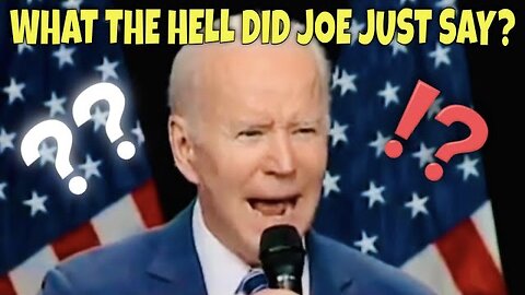 What was Joe Biden trying to say last night?