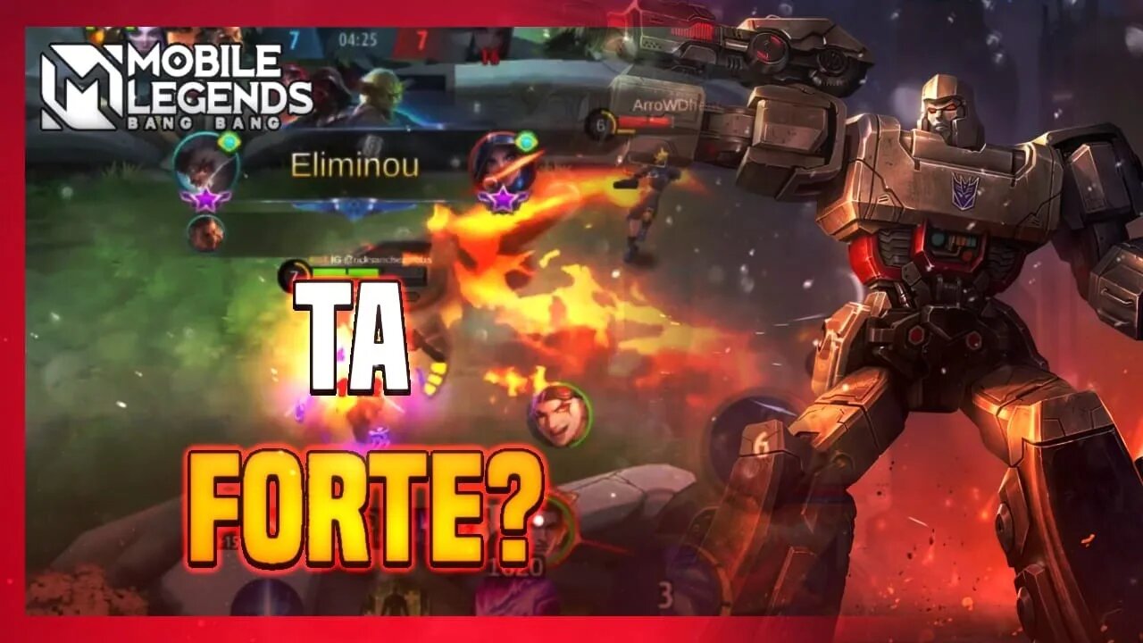 GRANGER REALMENTE FOI BUFFADO NA JUNGLE? SKIN TRANSFORMER MEGATRON | Mobile Legends