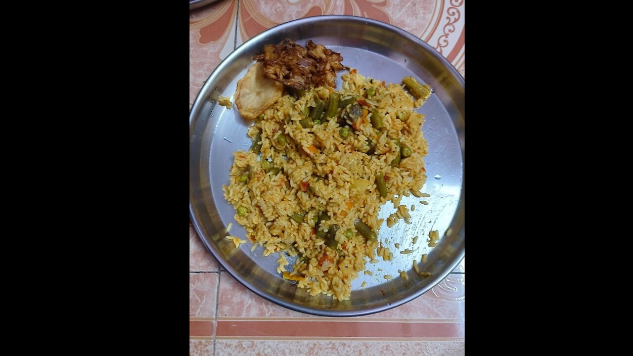 Simple Mixed Vegetable Rice