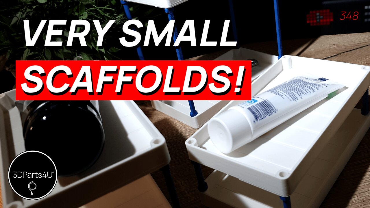 🚧 3D Print Organizer - 3D Printed Scaffolds - Scaffold Storage Ideas