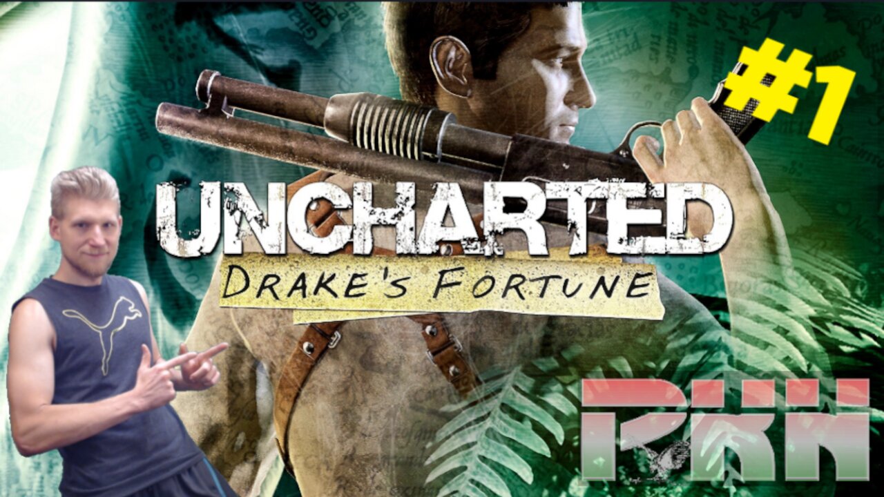 Live Uncharted Drake's Fortune Part 1 The Start Of An Adventure - Peti Kish Hun Plays