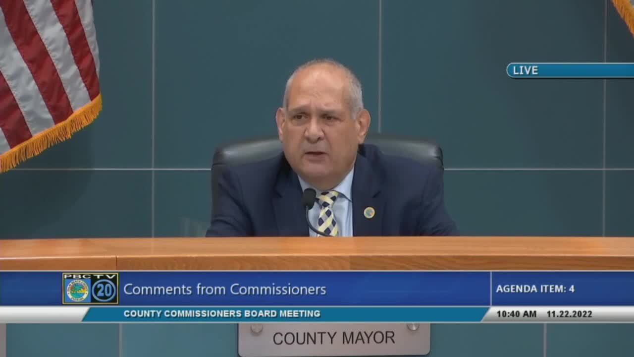 Palm Beach County Mayor Robert Weinroth: 'This has been really the job of a lifetime'