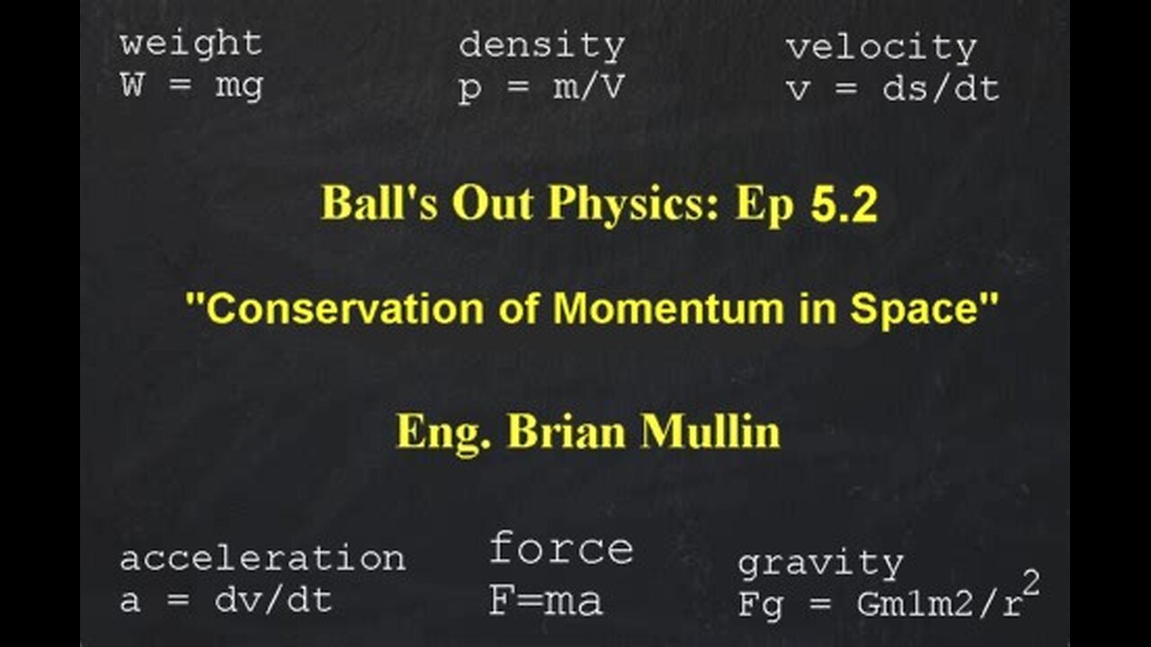 Ball's Out Physics: Part 10 of 11 - Conservation of Momentum in Space