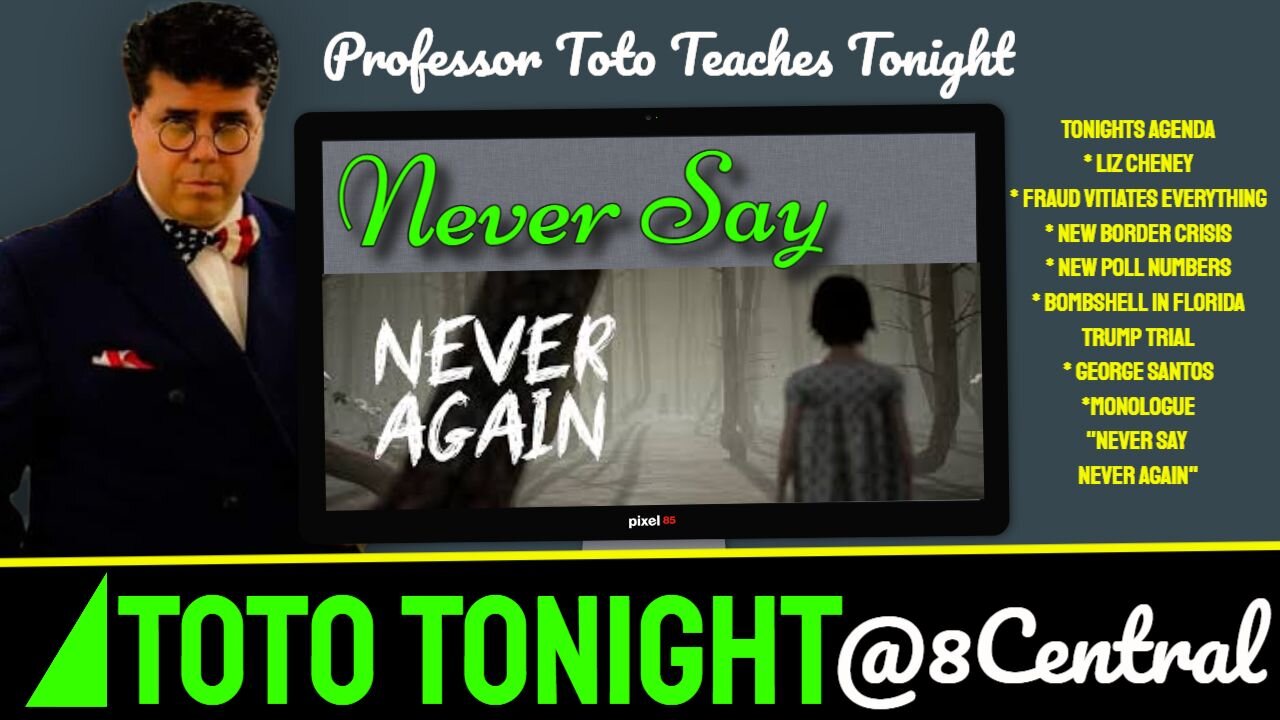 Toto Tonight @8Central 11/2/23 - "Never Say Never Again"