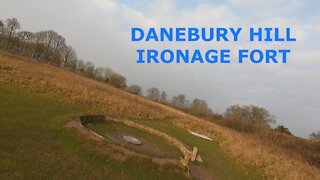 Exploring an ironage fort. England