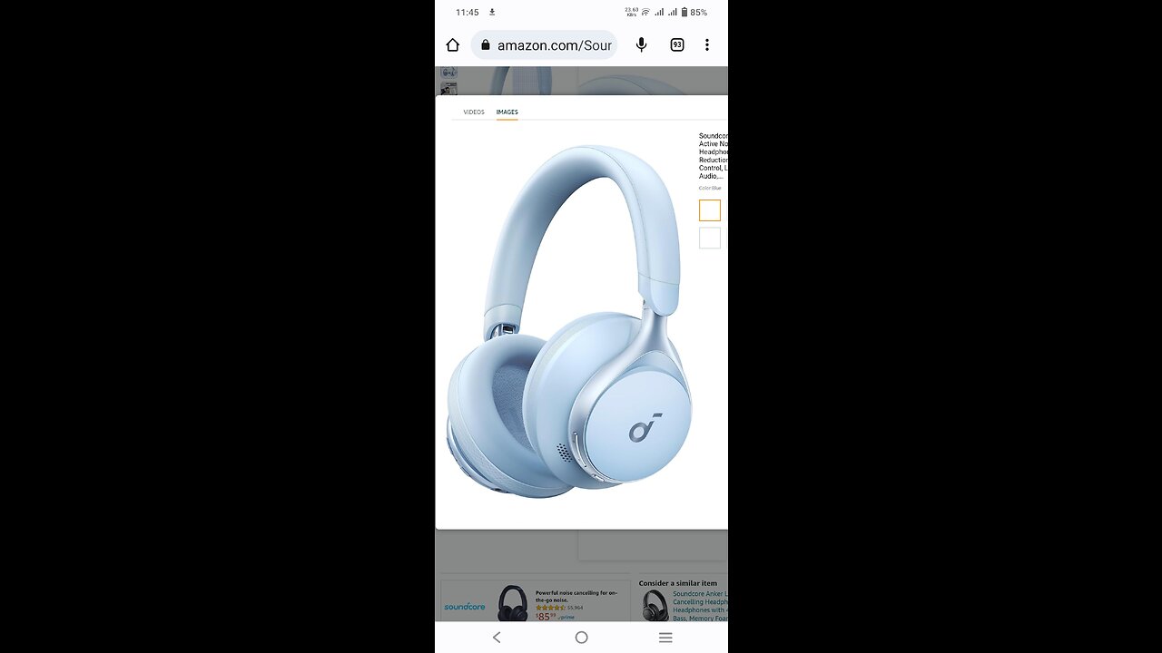 Soundcore by Anker, Space One, Active Noise Cancelling Headphones, 2X Stronger Voice Reduction,