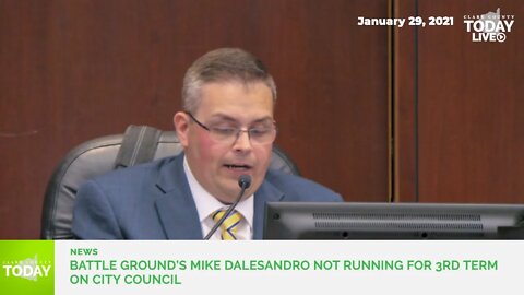 Battle Ground City Councilor Mike Dalesandro won’t seek a third term