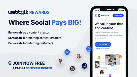 Webtalk Five Dollar Bonus