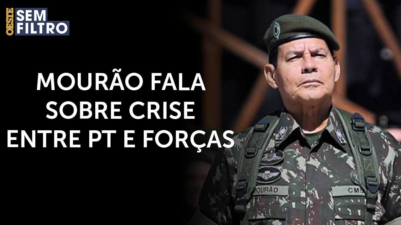 Mourão comenta crise do PT com as Forças Armadas | #osf