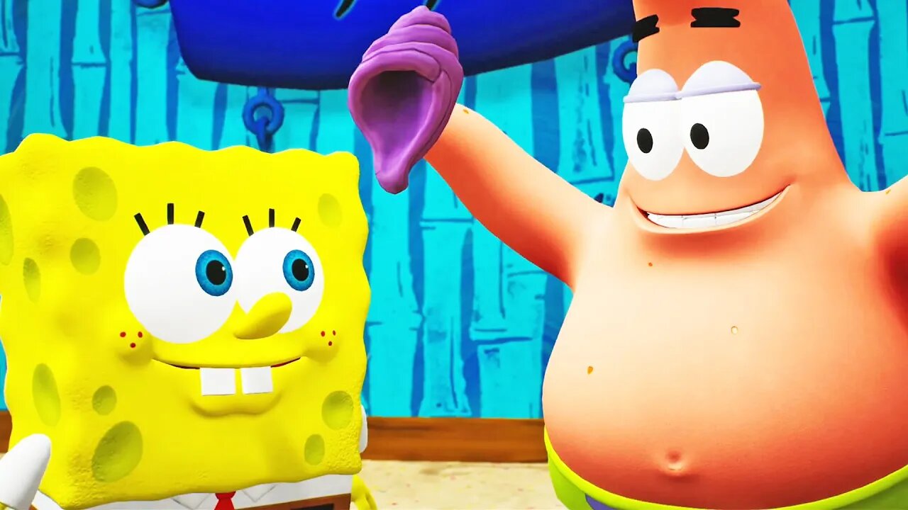 Bob Esponja Calça Quadrada Batalha pela Fenda do Biquíni - Reidratado: Primeira Gameplay