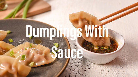 Dumplings With Sauce Recipe!!